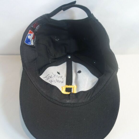 Team MLB Kids Youth Pittsburgh Pirates Black Yellow Adjustable Baseball Hat Cap - Picture 5 of 8
